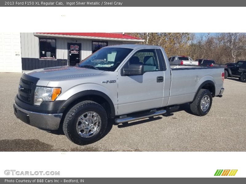 Ingot Silver Metallic / Steel Gray 2013 Ford F150 XL Regular Cab