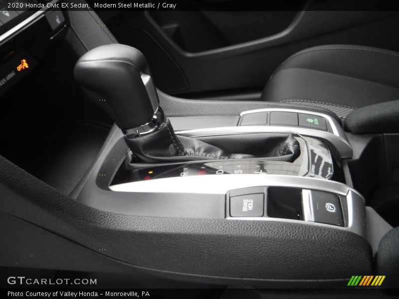 Modern Steel Metallic / Gray 2020 Honda Civic EX Sedan
