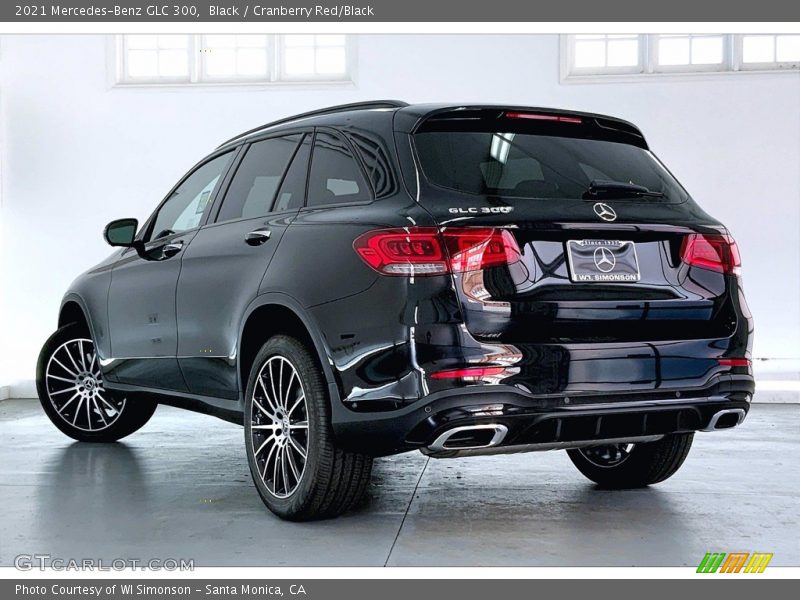 Black / Cranberry Red/Black 2021 Mercedes-Benz GLC 300