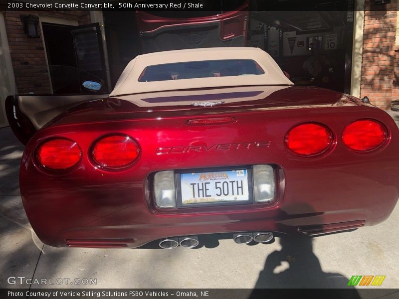 50th Anniversary Red / Shale 2003 Chevrolet Corvette Convertible