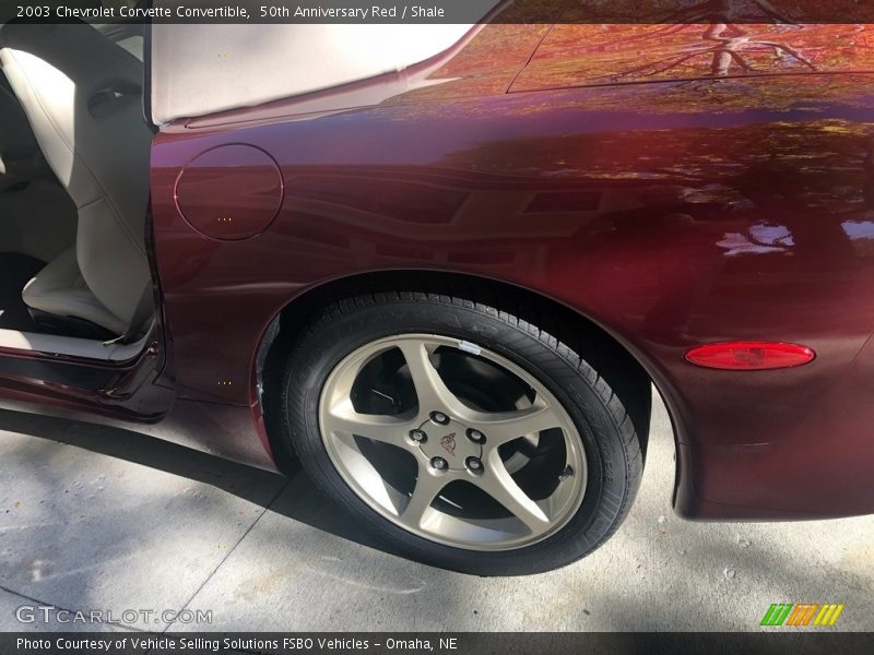 50th Anniversary Red / Shale 2003 Chevrolet Corvette Convertible