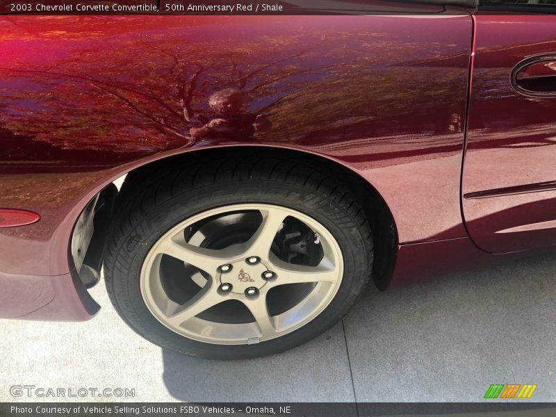 50th Anniversary Red / Shale 2003 Chevrolet Corvette Convertible