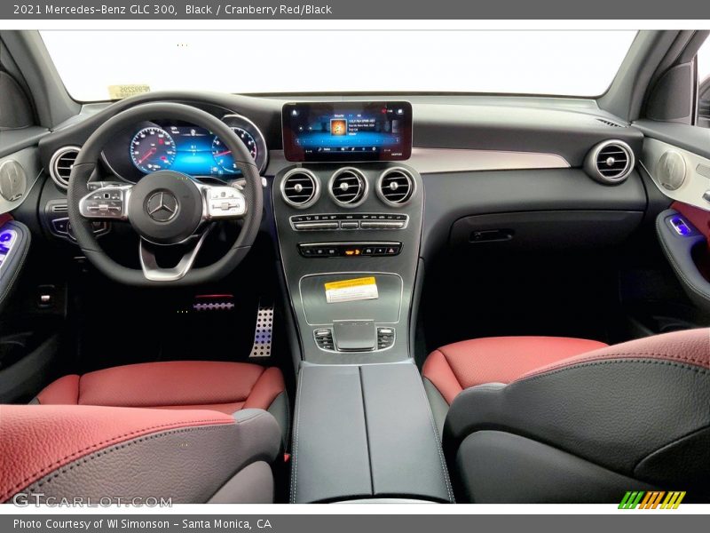 Black / Cranberry Red/Black 2021 Mercedes-Benz GLC 300