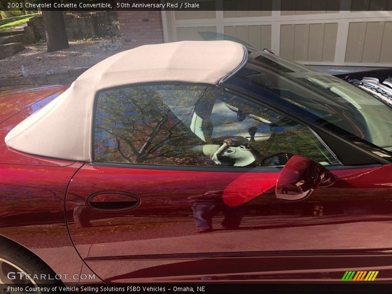 50th Anniversary Red / Shale 2003 Chevrolet Corvette Convertible