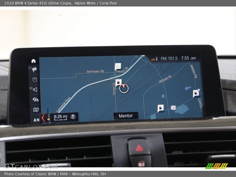 Alpine White / Coral Red 2019 BMW 4 Series 430i xDrive Coupe