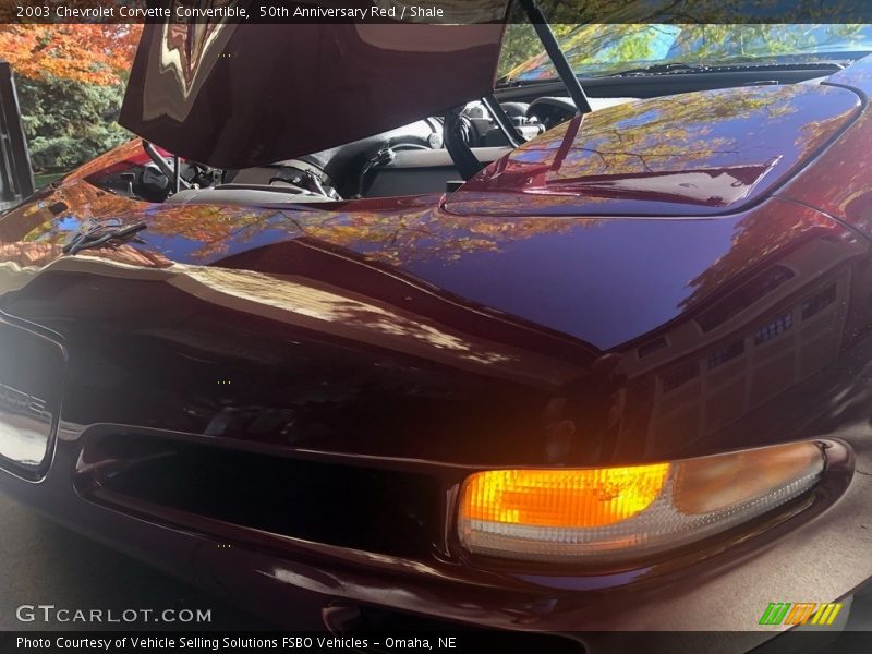 50th Anniversary Red / Shale 2003 Chevrolet Corvette Convertible