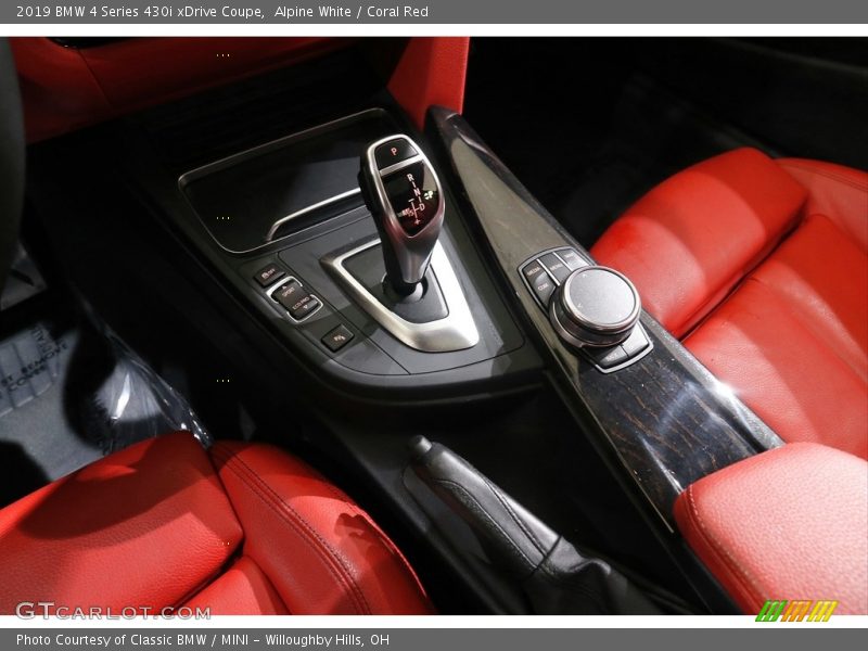 Alpine White / Coral Red 2019 BMW 4 Series 430i xDrive Coupe