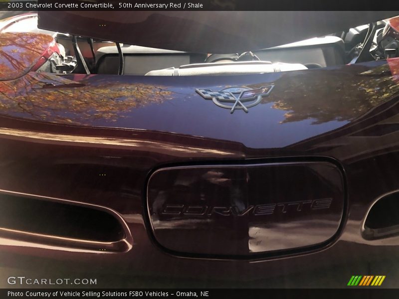 50th Anniversary Red / Shale 2003 Chevrolet Corvette Convertible
