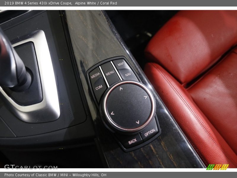 Alpine White / Coral Red 2019 BMW 4 Series 430i xDrive Coupe