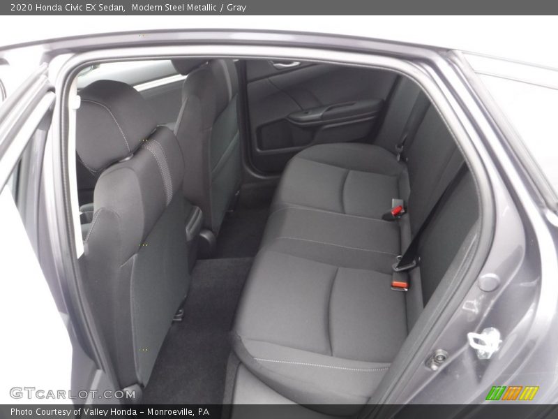 Modern Steel Metallic / Gray 2020 Honda Civic EX Sedan