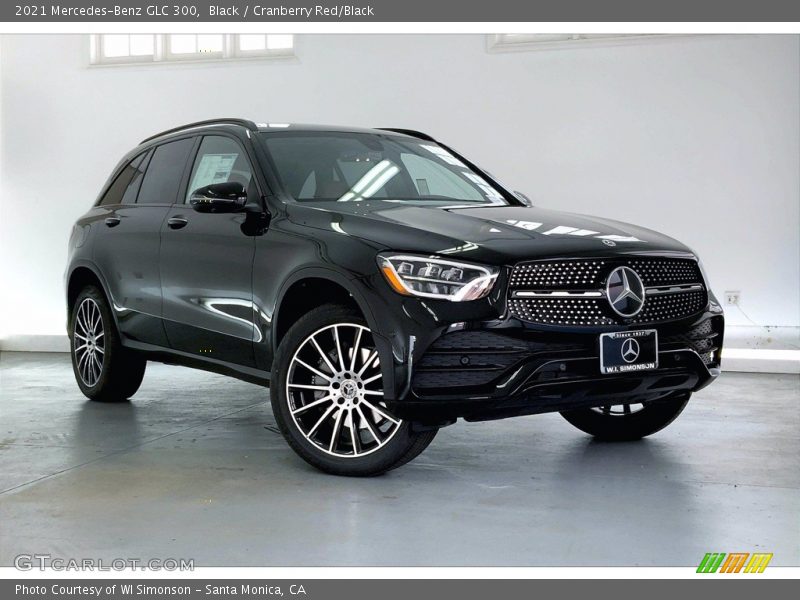 Black / Cranberry Red/Black 2021 Mercedes-Benz GLC 300