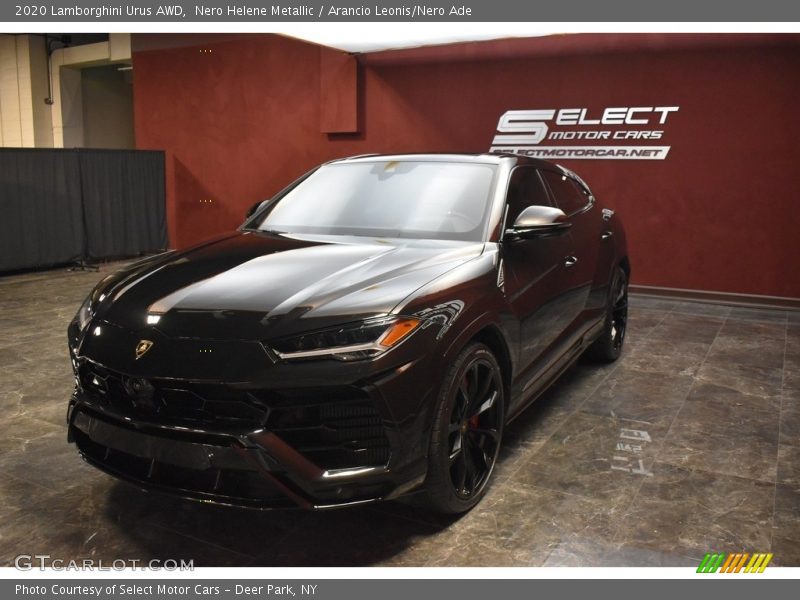 Nero Helene Metallic / Arancio Leonis/Nero Ade 2020 Lamborghini Urus AWD