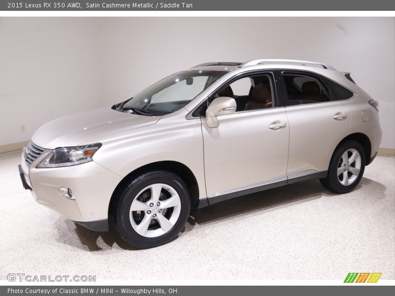 Satin Cashmere Metallic / Saddle Tan 2015 Lexus RX 350 AWD