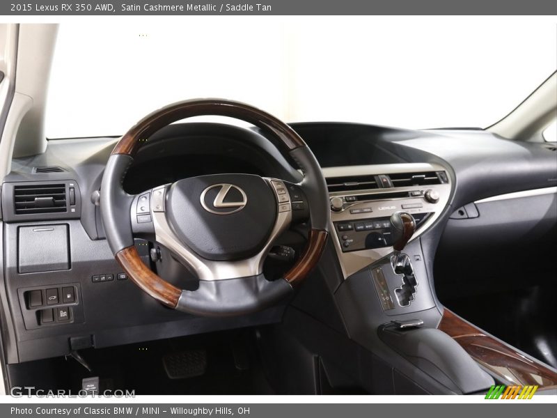 Satin Cashmere Metallic / Saddle Tan 2015 Lexus RX 350 AWD