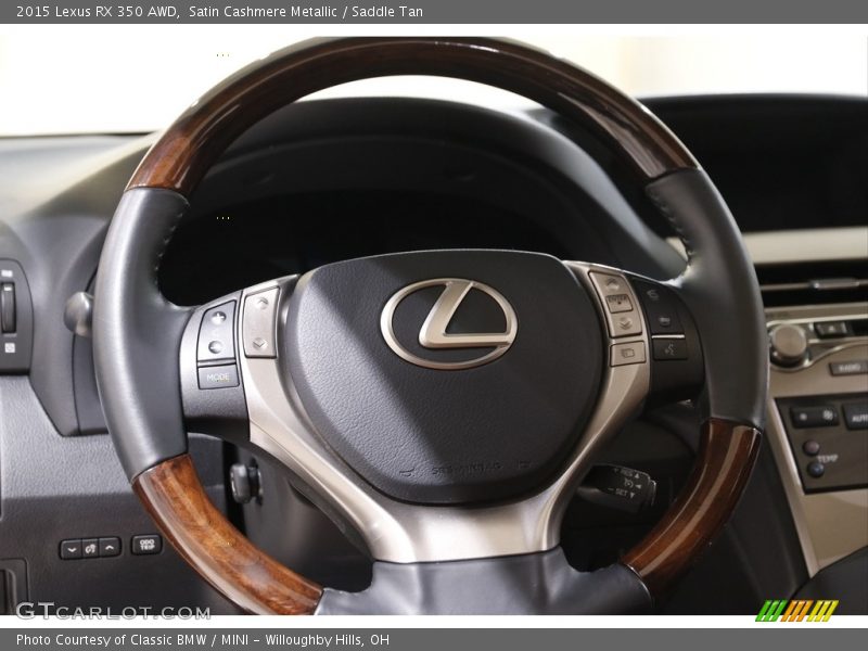 Satin Cashmere Metallic / Saddle Tan 2015 Lexus RX 350 AWD