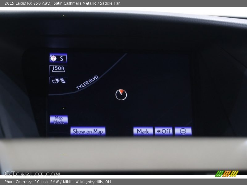 Satin Cashmere Metallic / Saddle Tan 2015 Lexus RX 350 AWD