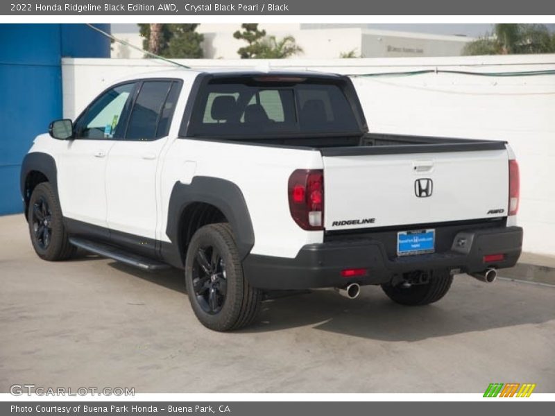 Crystal Black Pearl / Black 2022 Honda Ridgeline Black Edition AWD