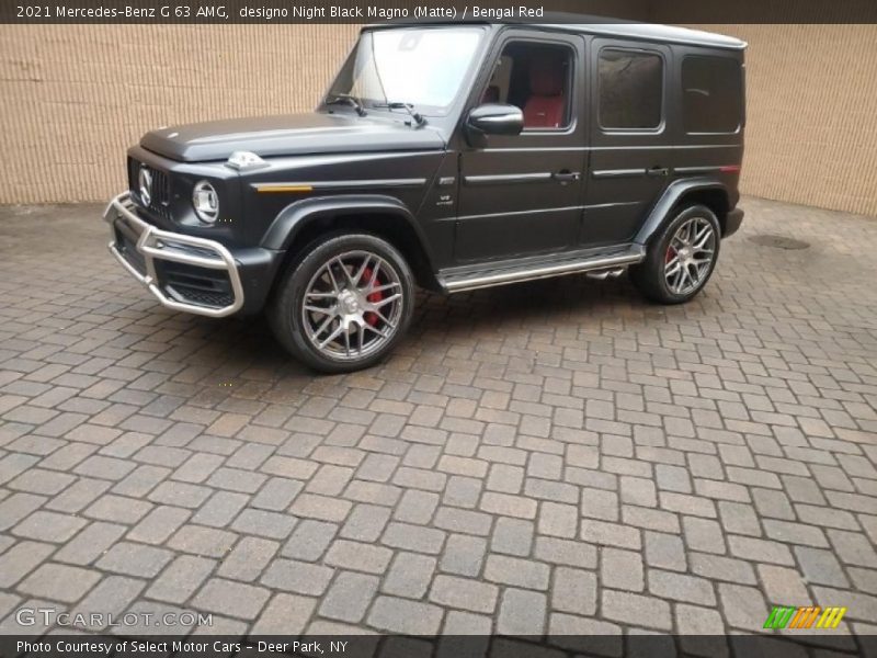 designo Night Black Magno (Matte) / Bengal Red 2021 Mercedes-Benz G 63 AMG