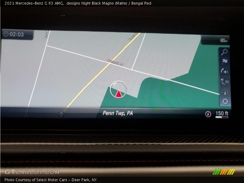designo Night Black Magno (Matte) / Bengal Red 2021 Mercedes-Benz G 63 AMG