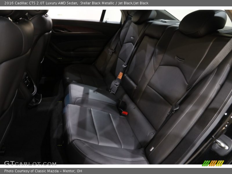 Stellar Black Metallic / Jet Black/Jet Black 2016 Cadillac CTS 2.0T Luxury AWD Sedan