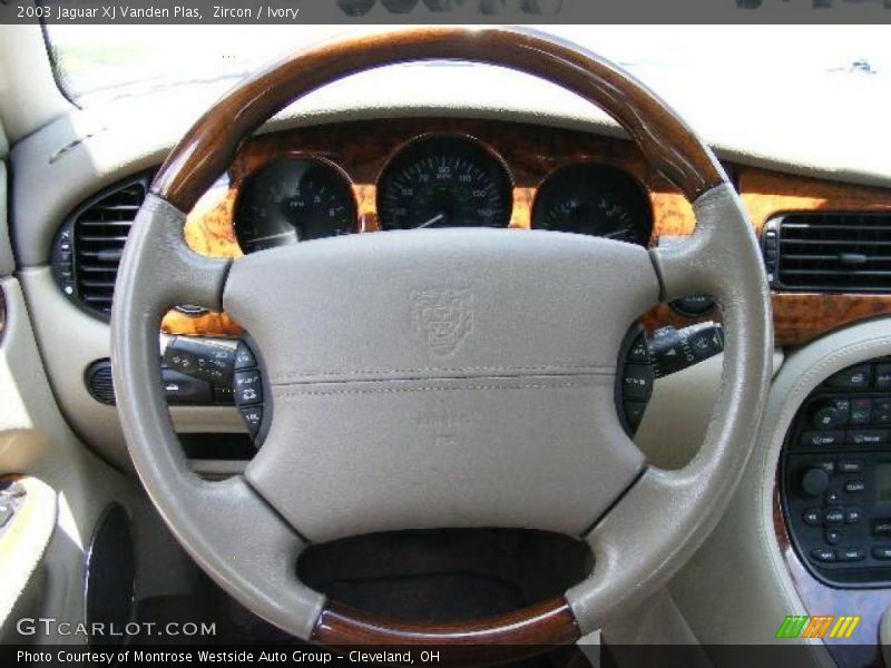 Zircon / Ivory 2003 Jaguar XJ Vanden Plas