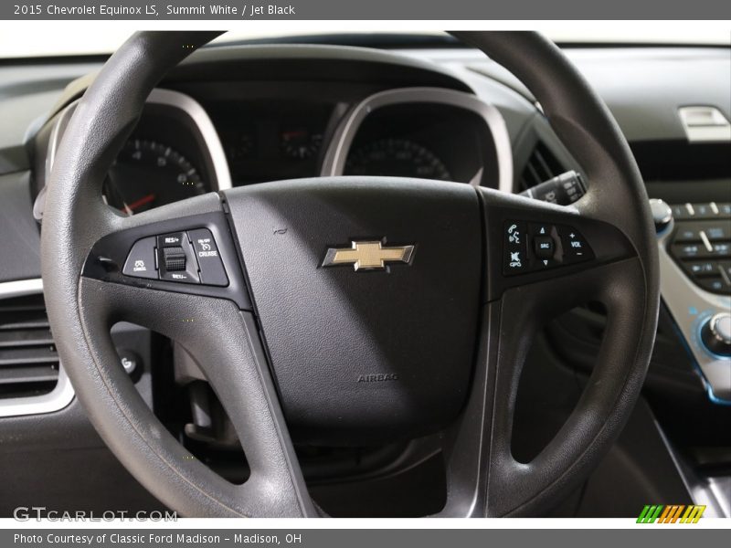 Summit White / Jet Black 2015 Chevrolet Equinox LS