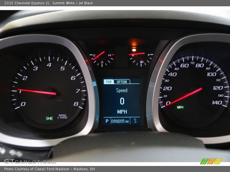 Summit White / Jet Black 2015 Chevrolet Equinox LS