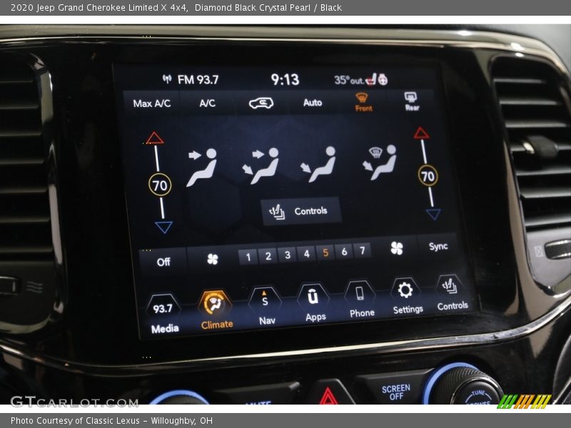 Diamond Black Crystal Pearl / Black 2020 Jeep Grand Cherokee Limited X 4x4