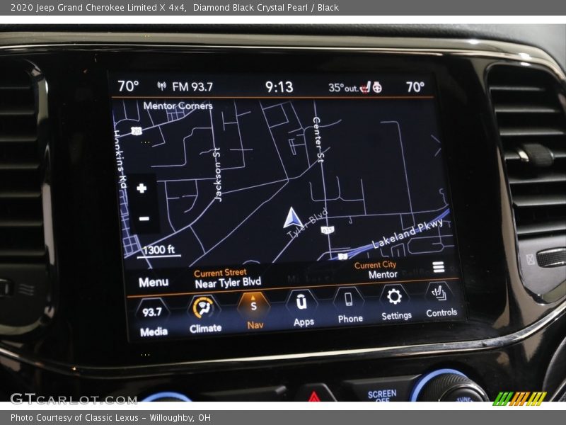 Diamond Black Crystal Pearl / Black 2020 Jeep Grand Cherokee Limited X 4x4