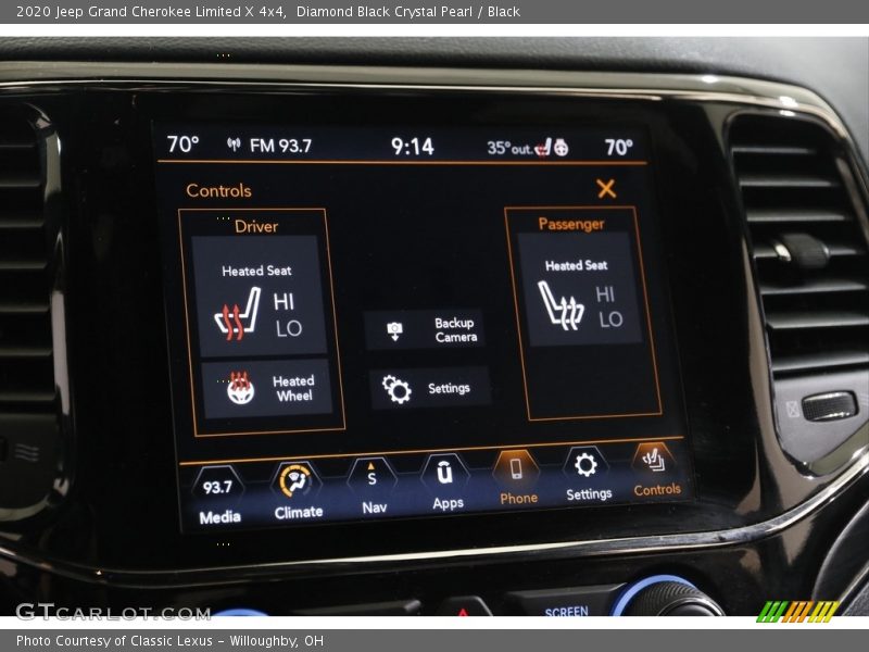 Diamond Black Crystal Pearl / Black 2020 Jeep Grand Cherokee Limited X 4x4