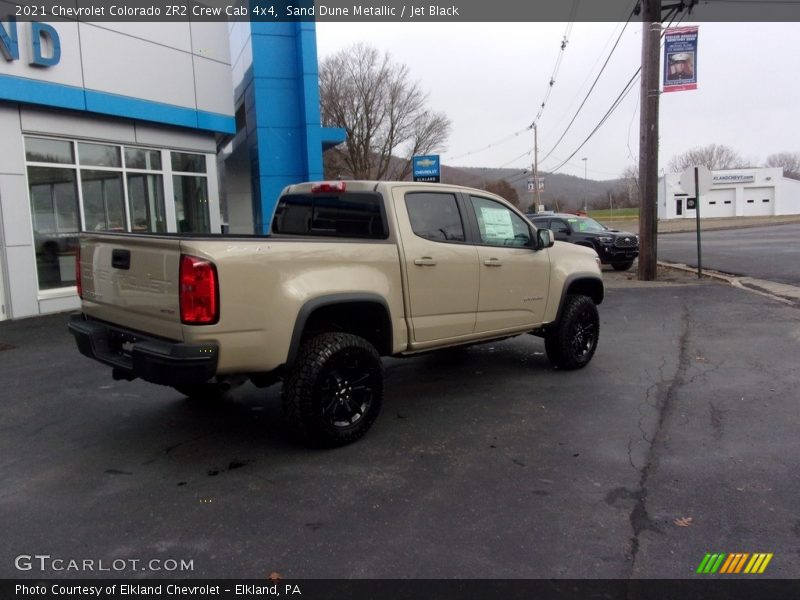 Sand Dune Metallic / Jet Black 2021 Chevrolet Colorado ZR2 Crew Cab 4x4