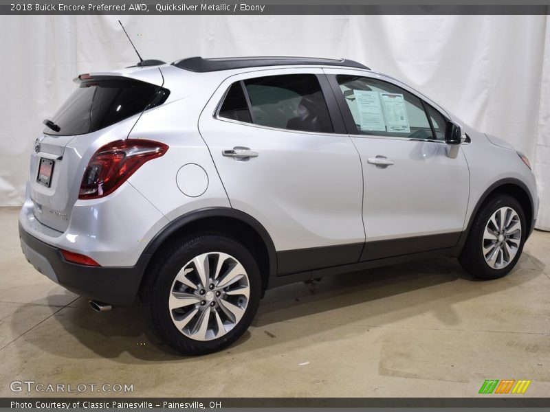 Quicksilver Metallic / Ebony 2018 Buick Encore Preferred AWD