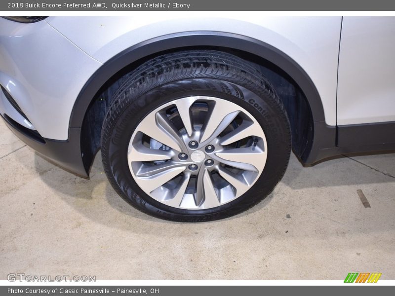 Quicksilver Metallic / Ebony 2018 Buick Encore Preferred AWD