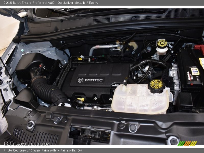 Quicksilver Metallic / Ebony 2018 Buick Encore Preferred AWD
