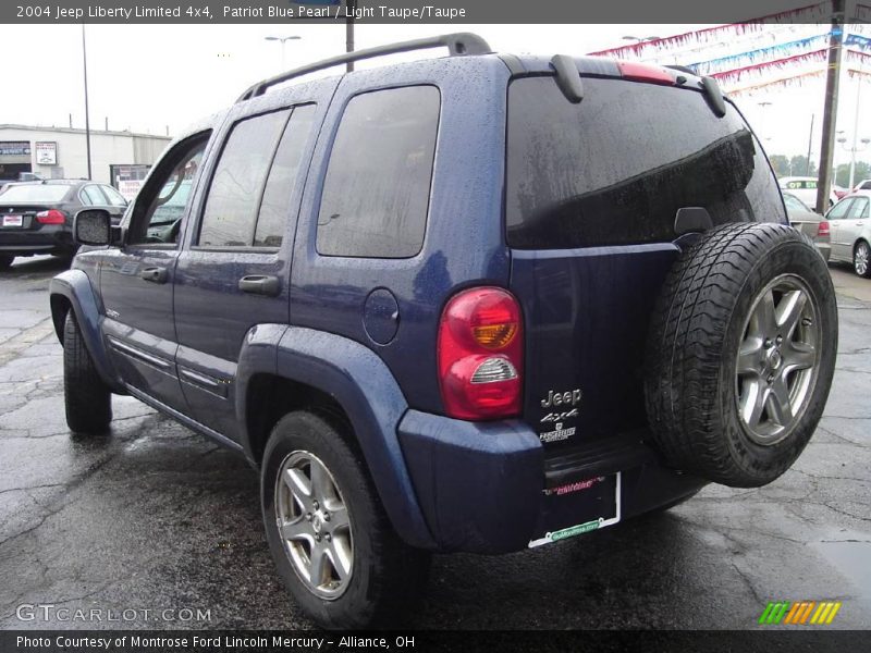 Patriot Blue Pearl / Light Taupe/Taupe 2004 Jeep Liberty Limited 4x4
