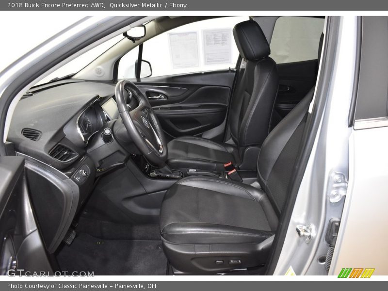 Quicksilver Metallic / Ebony 2018 Buick Encore Preferred AWD