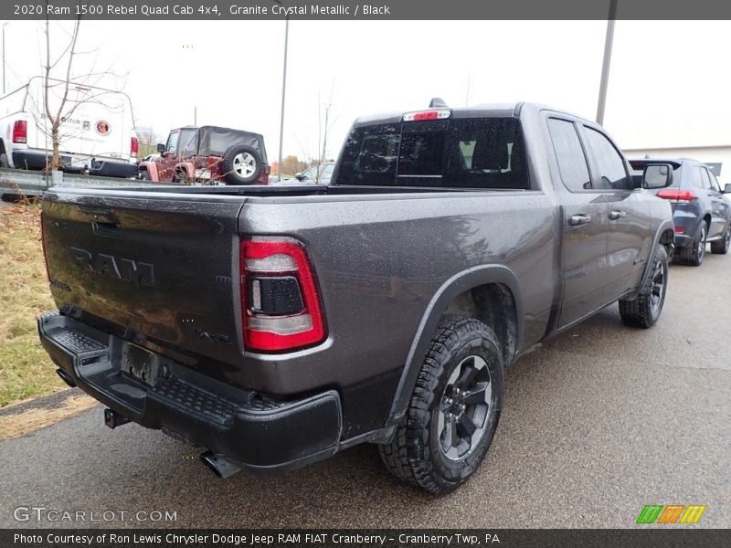 Granite Crystal Metallic / Black 2020 Ram 1500 Rebel Quad Cab 4x4