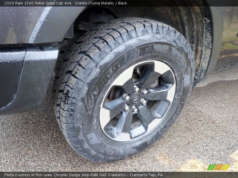 Granite Crystal Metallic / Black 2020 Ram 1500 Rebel Quad Cab 4x4