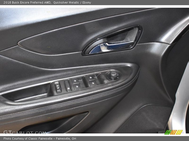 Quicksilver Metallic / Ebony 2018 Buick Encore Preferred AWD
