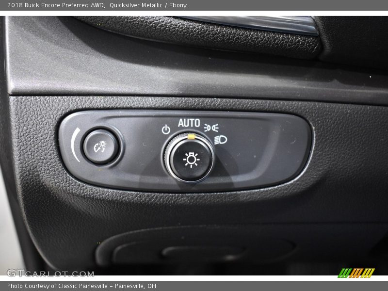 Quicksilver Metallic / Ebony 2018 Buick Encore Preferred AWD