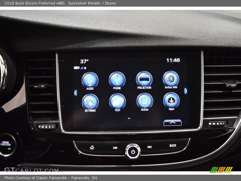 Quicksilver Metallic / Ebony 2018 Buick Encore Preferred AWD