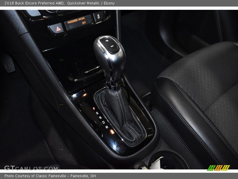 Quicksilver Metallic / Ebony 2018 Buick Encore Preferred AWD