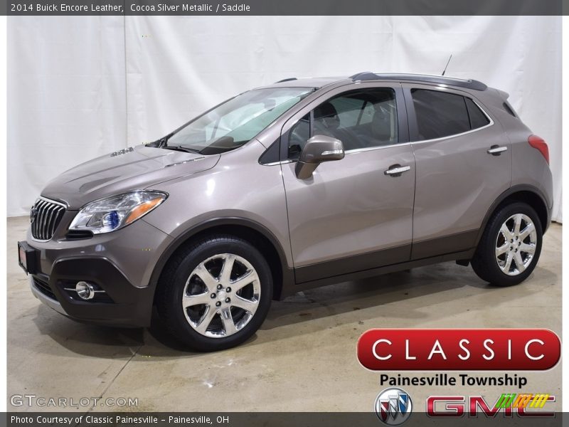Cocoa Silver Metallic / Saddle 2014 Buick Encore Leather