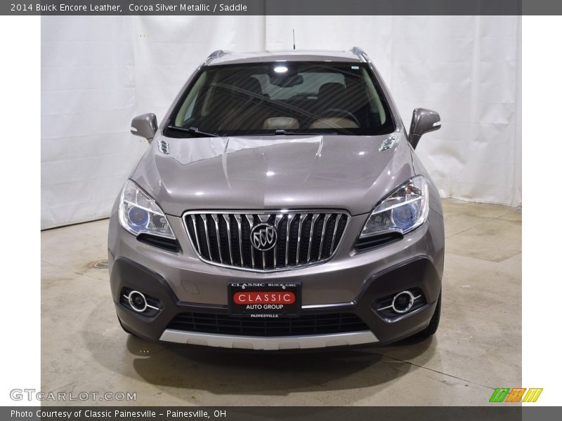 Cocoa Silver Metallic / Saddle 2014 Buick Encore Leather