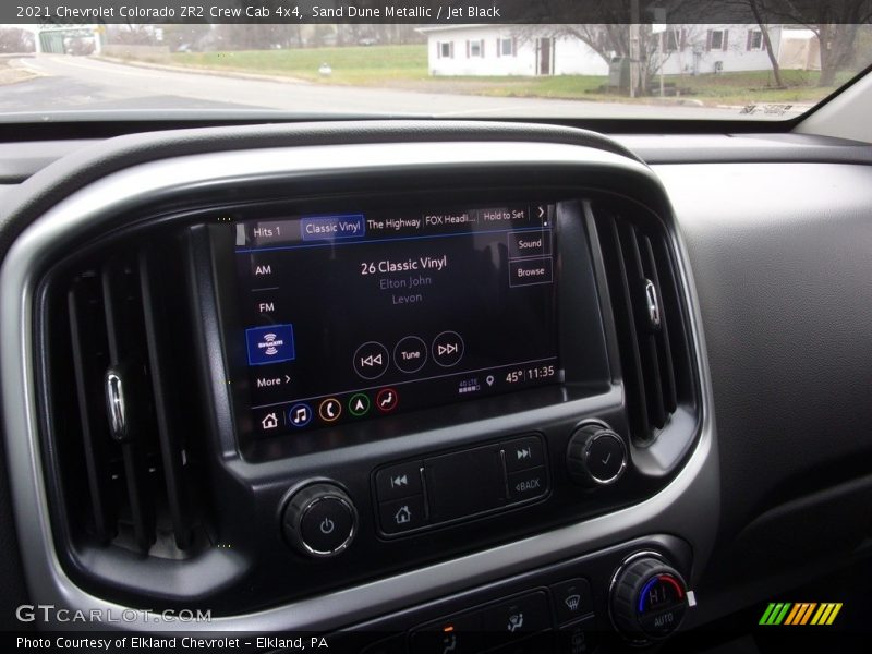 Sand Dune Metallic / Jet Black 2021 Chevrolet Colorado ZR2 Crew Cab 4x4