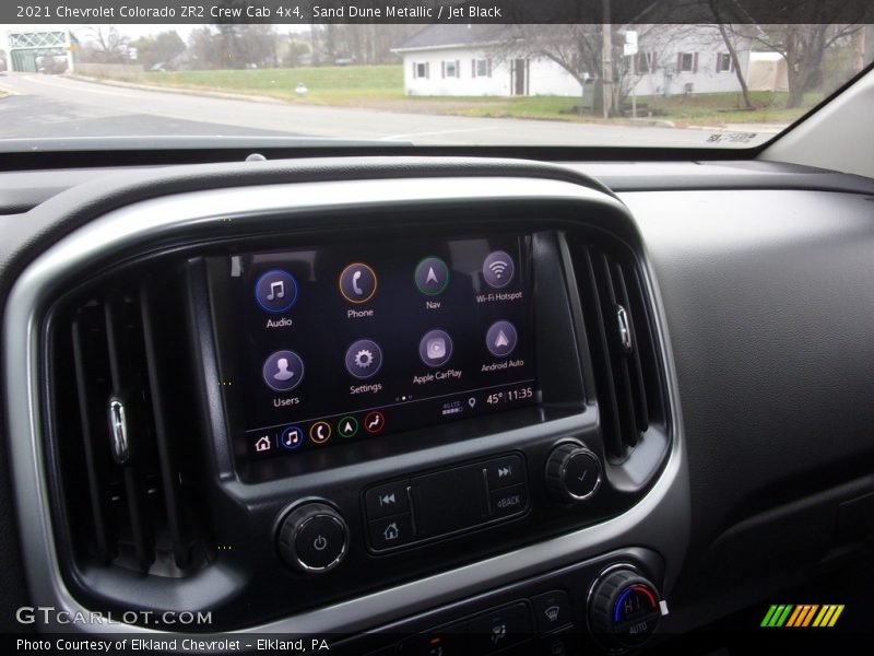 Sand Dune Metallic / Jet Black 2021 Chevrolet Colorado ZR2 Crew Cab 4x4