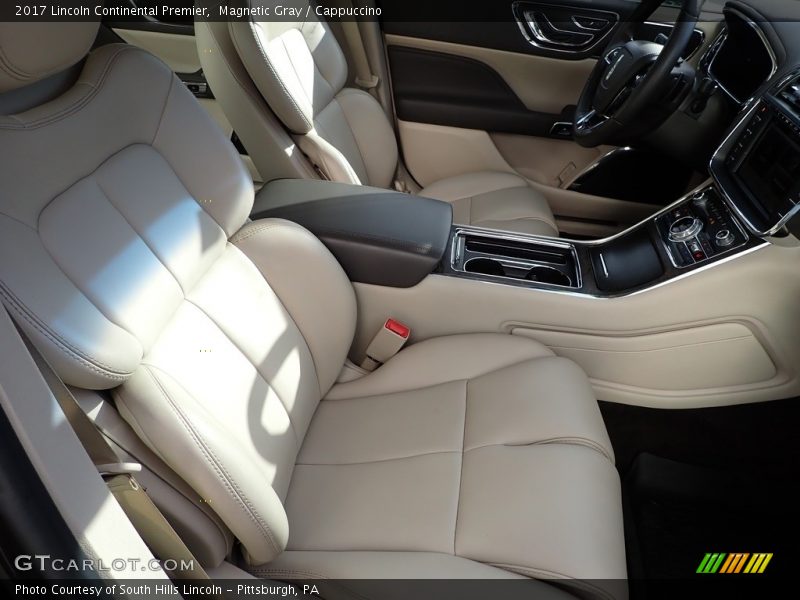 Front Seat of 2017 Continental Premier