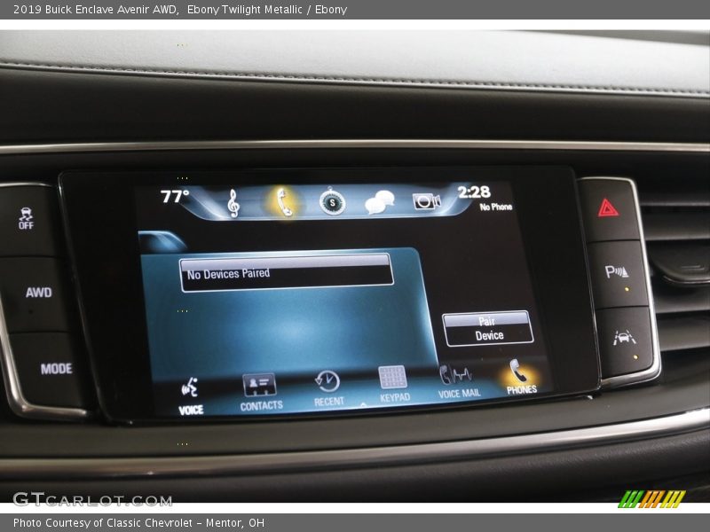 Ebony Twilight Metallic / Ebony 2019 Buick Enclave Avenir AWD