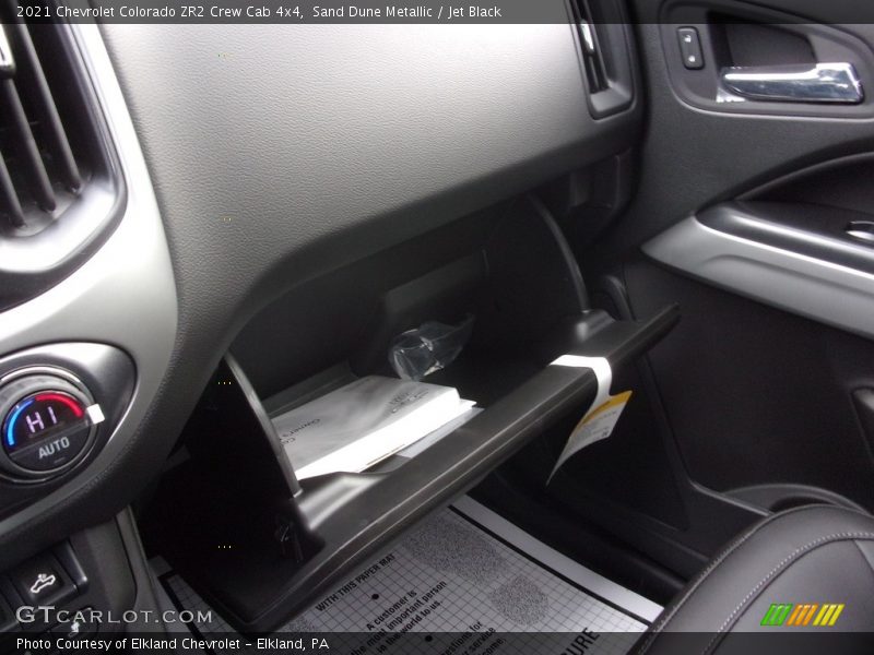 Sand Dune Metallic / Jet Black 2021 Chevrolet Colorado ZR2 Crew Cab 4x4