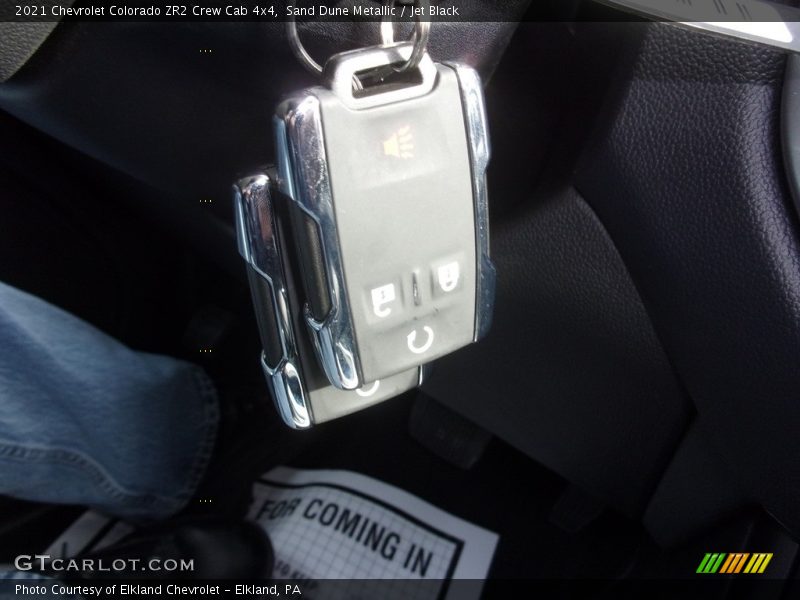 Sand Dune Metallic / Jet Black 2021 Chevrolet Colorado ZR2 Crew Cab 4x4